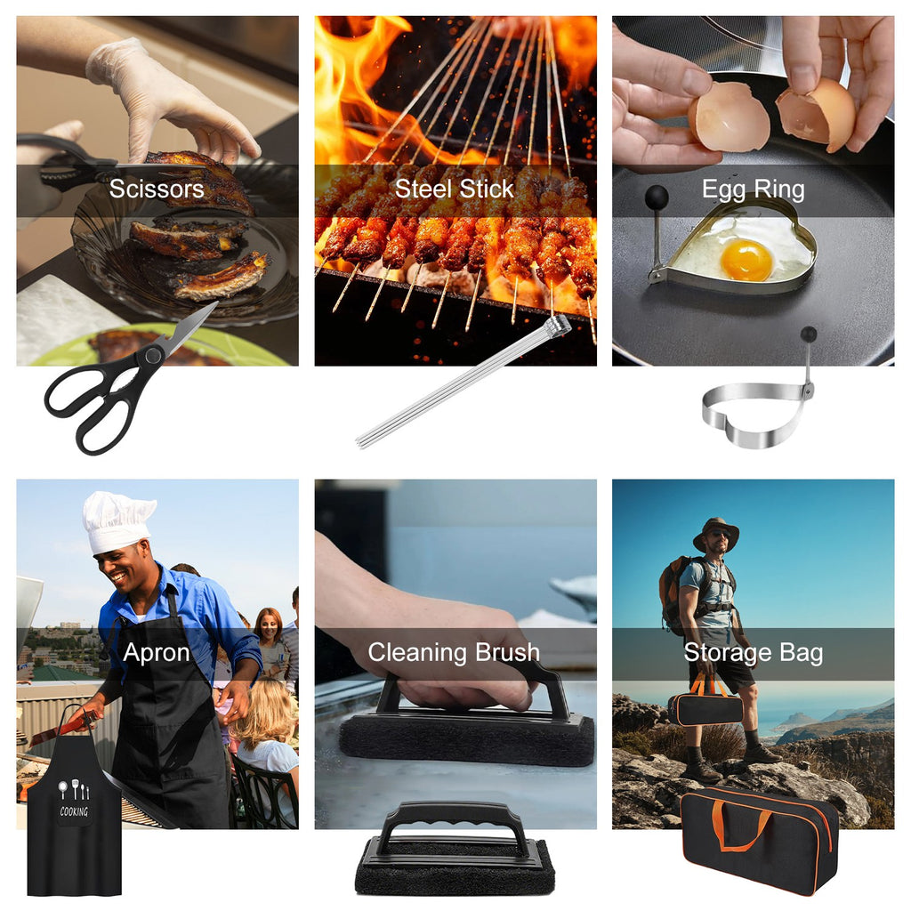 Flat Top Grill Set