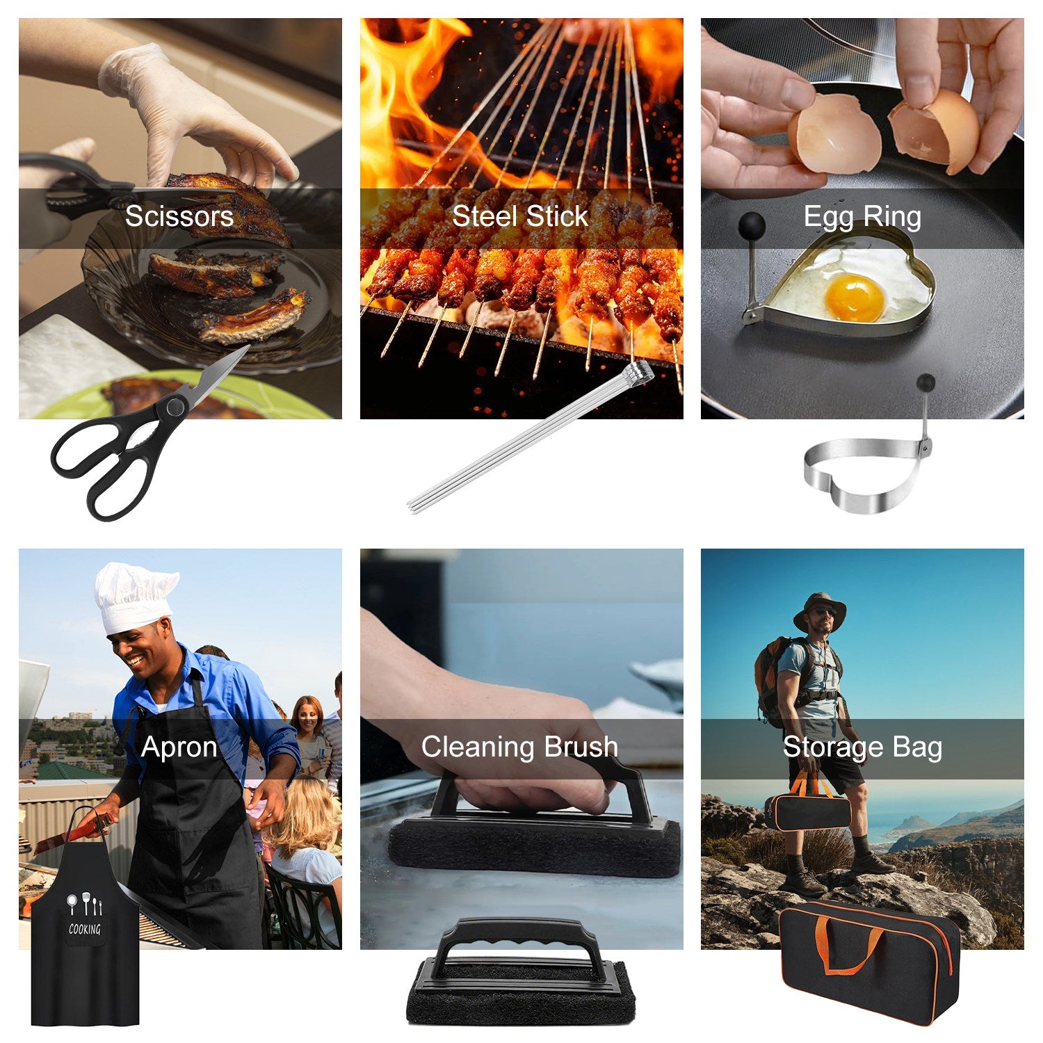 Flat Top Grill Set
