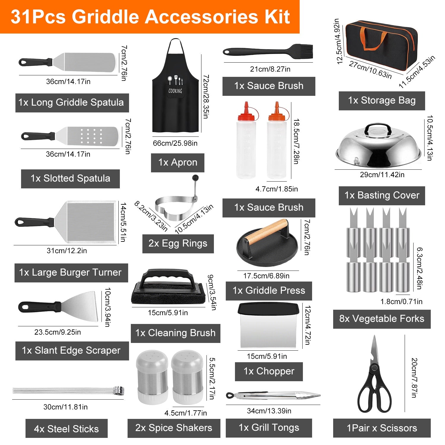Flat Top Grill Set