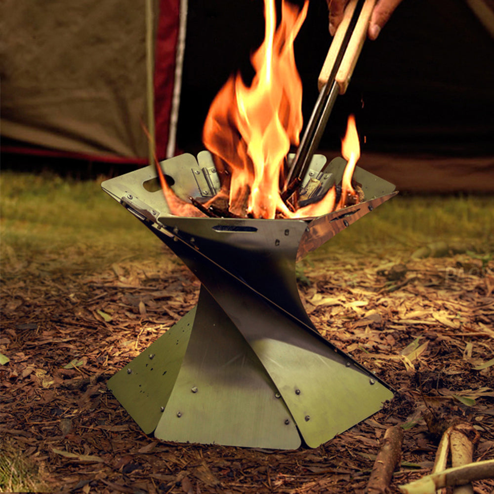Outdoor bonfire heater