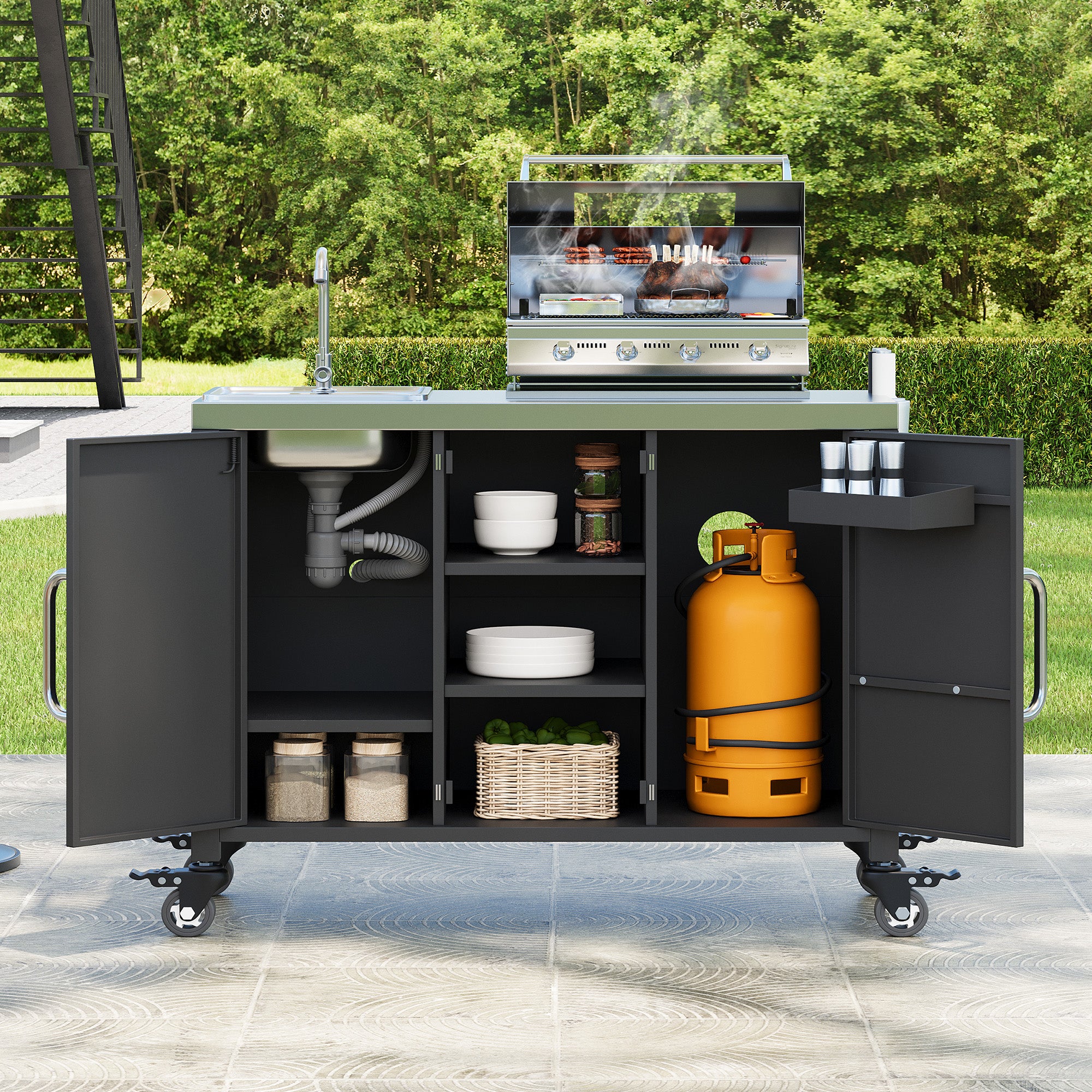 Outdoor Kitchen Island