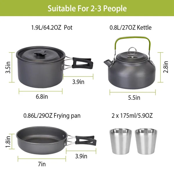 Camping Cookware Set