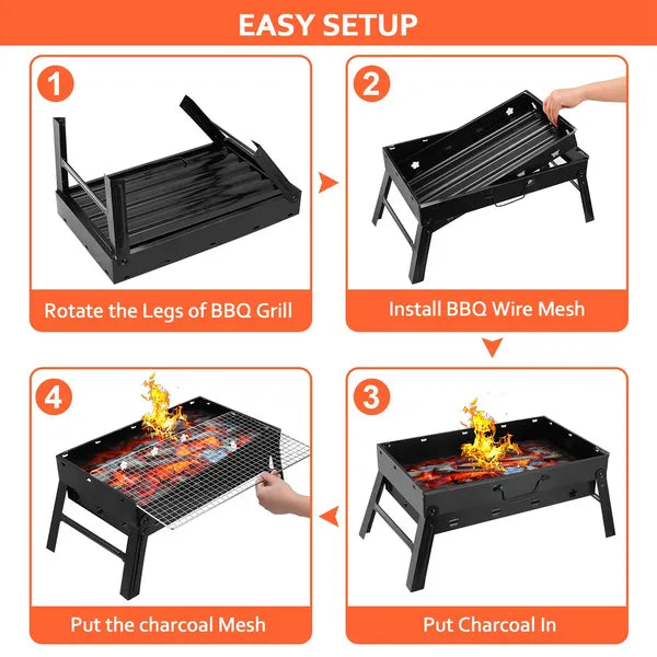 Foldable Charcoal Grill