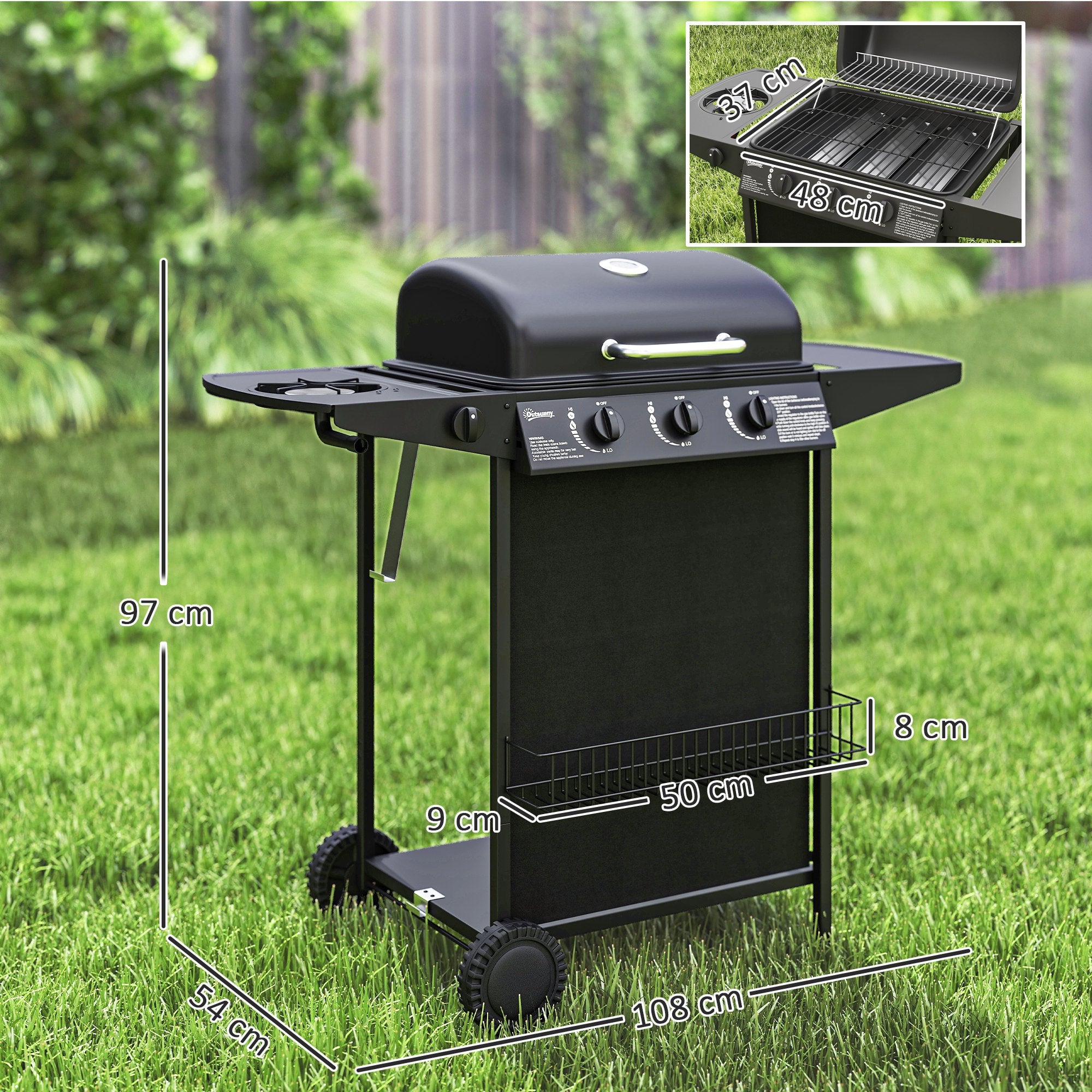Four Burner Grill